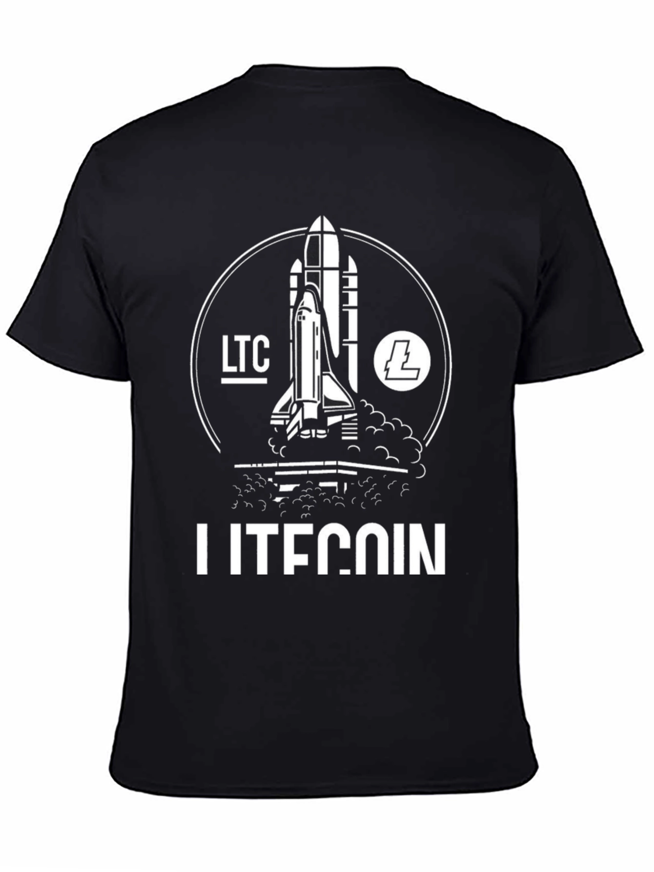 Litecoin Rocket T-Shirt - Crypto Fashion