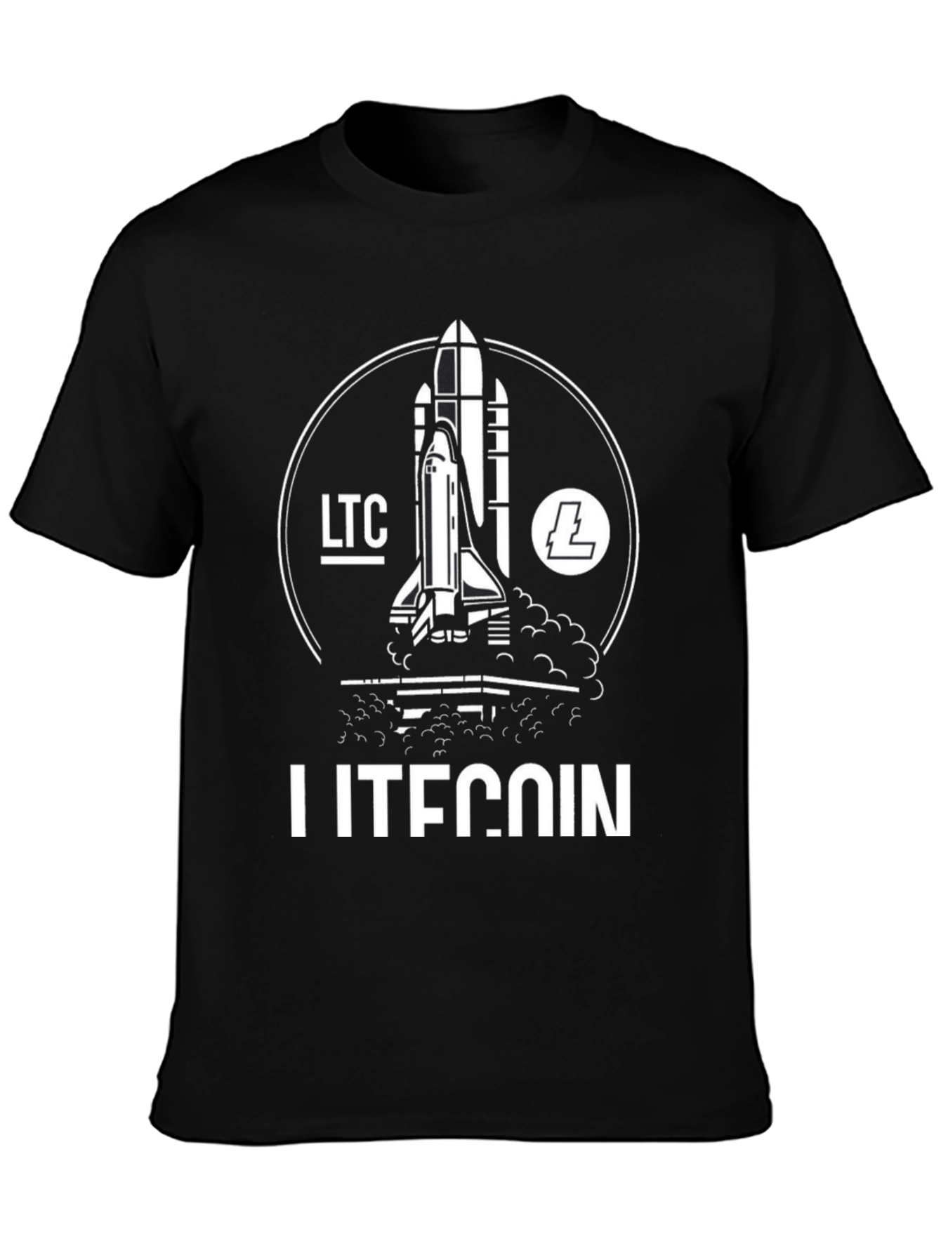 Litecoin Rocket T-Shirt - Crypto Fashion