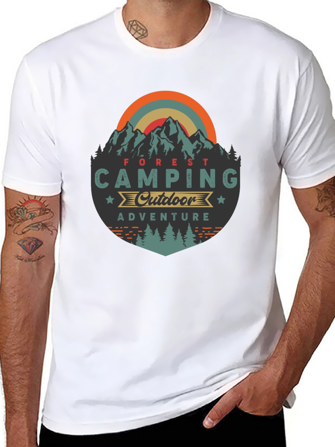 Camping Adventure Graphic Tee