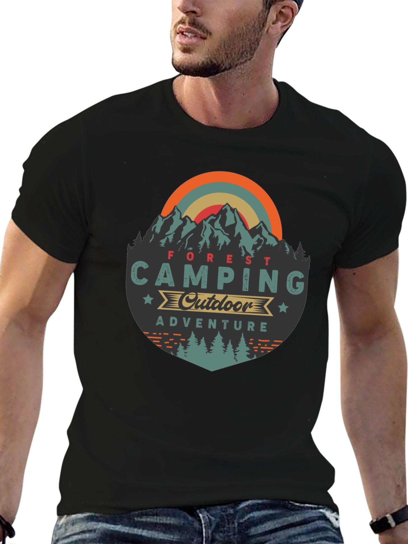 Camping Adventure Graphic Tee