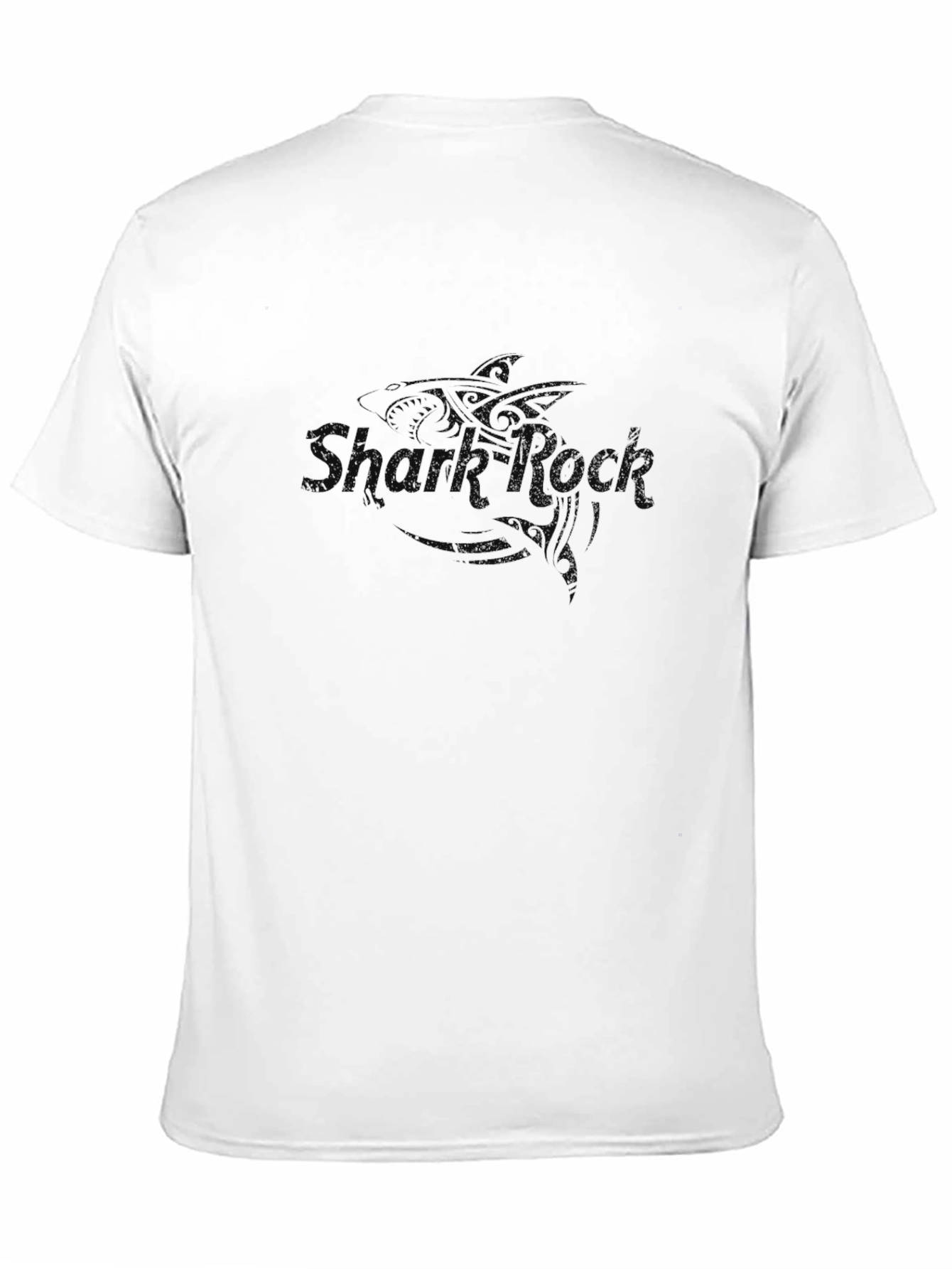 Shark Rock Graphic Black T-Shirt