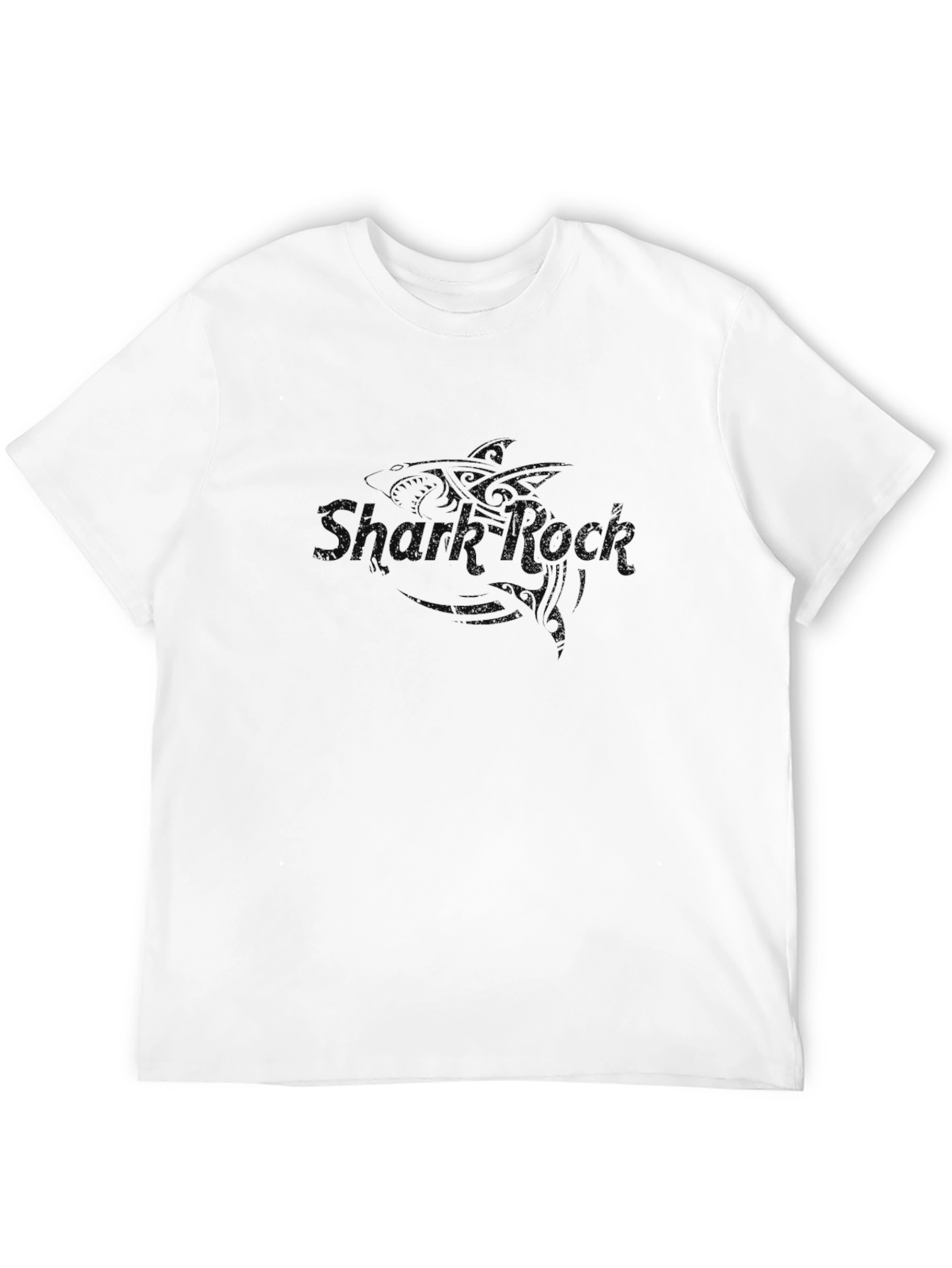 Shark Rock Graphic Black T-Shirt