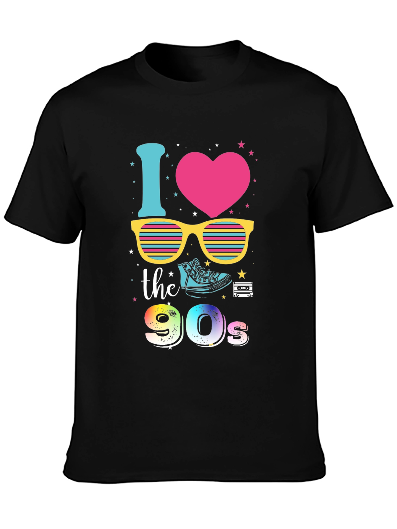 I Love the 90s Black T-Shirt