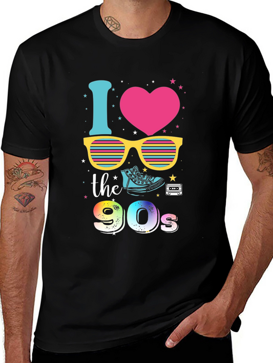 I Love the 90s Black T-Shirt