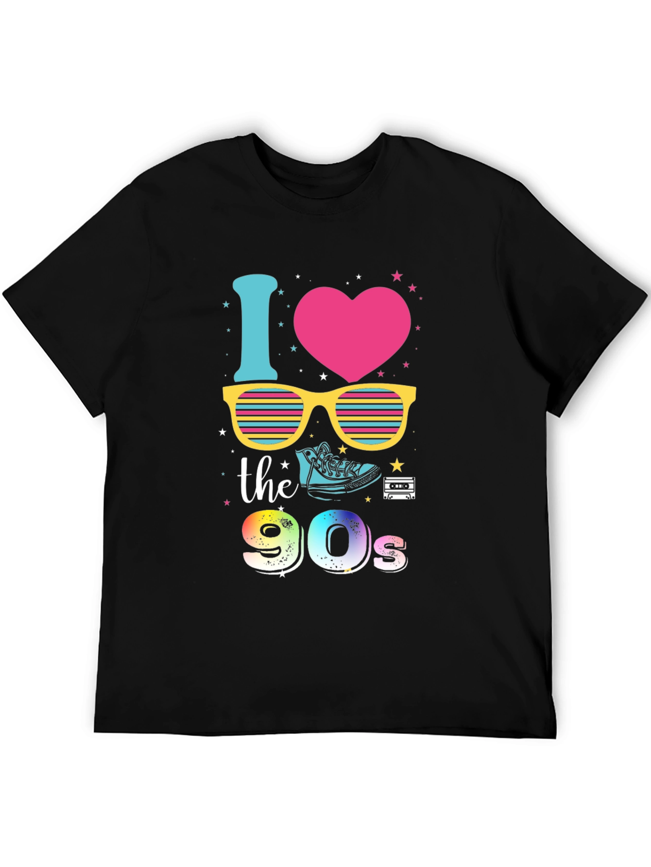 I Love the 90s Black T-Shirt