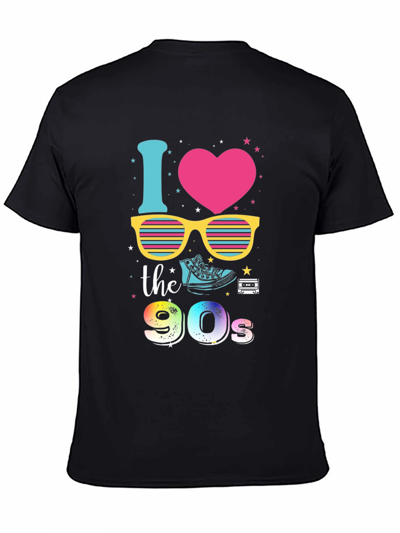 I Love the 90s Black T-Shirt