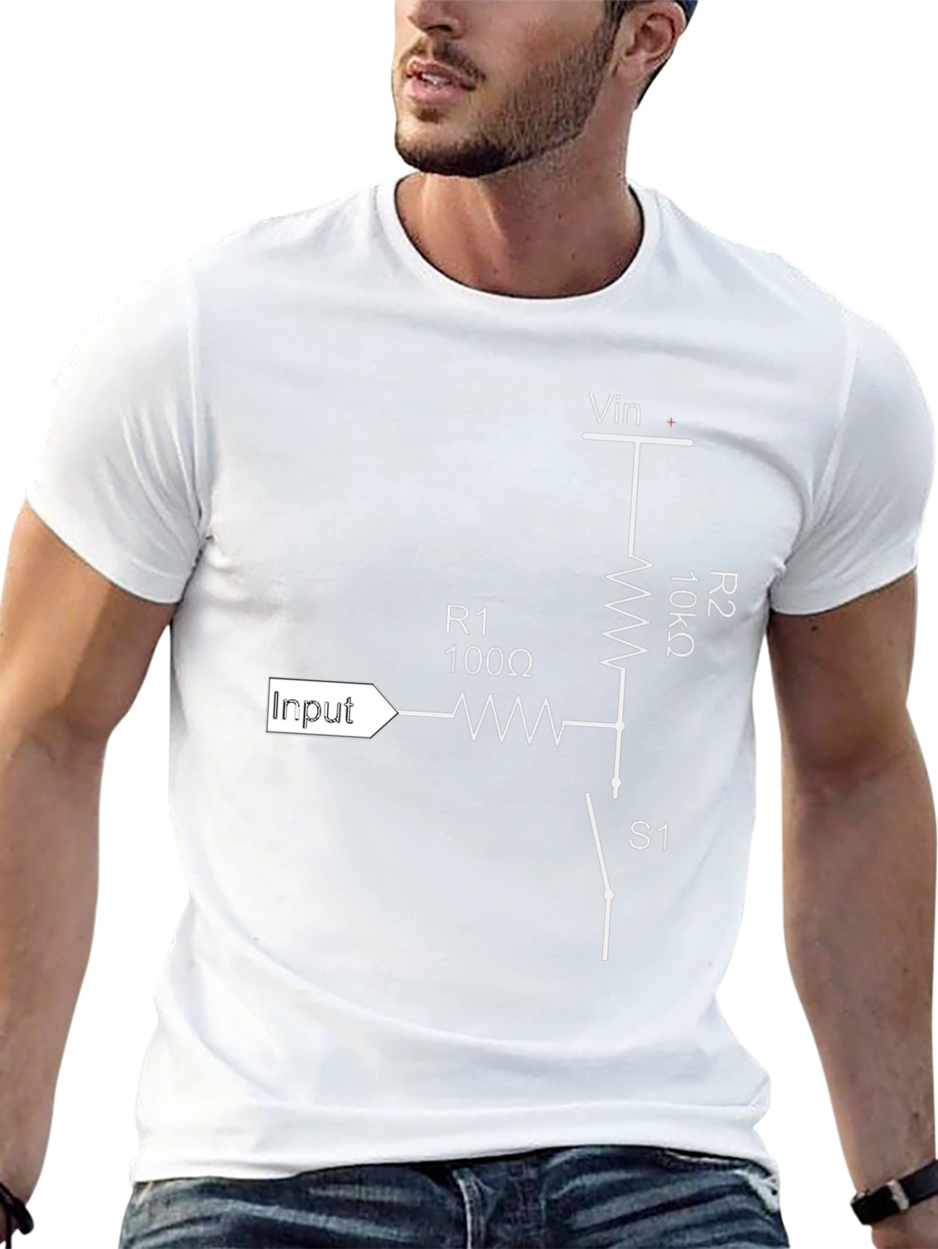 Circuit Diagram T-Shirt - Geeky Cool Tee