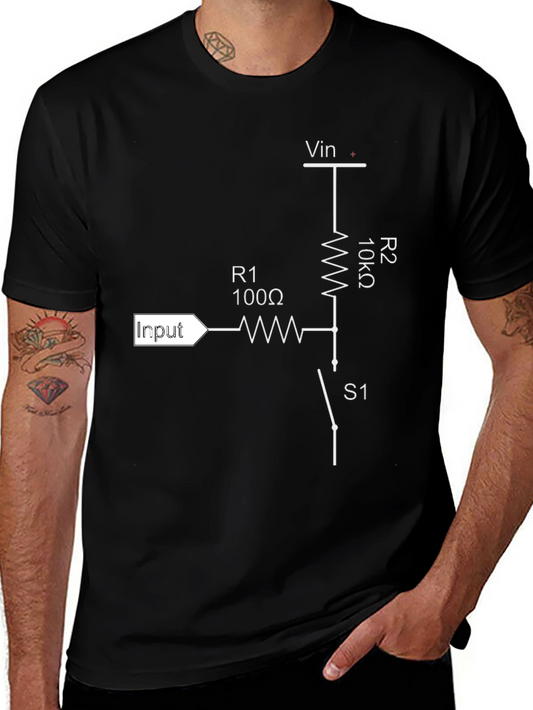Circuit Diagram T-Shirt - Geeky Cool Tee