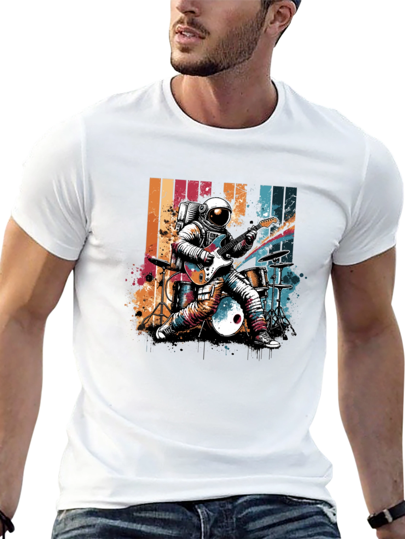 Astronaut Guitarist T-Shirt