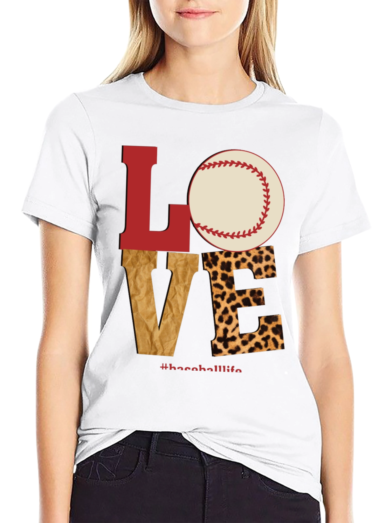 Love Baseball Graphic Tee