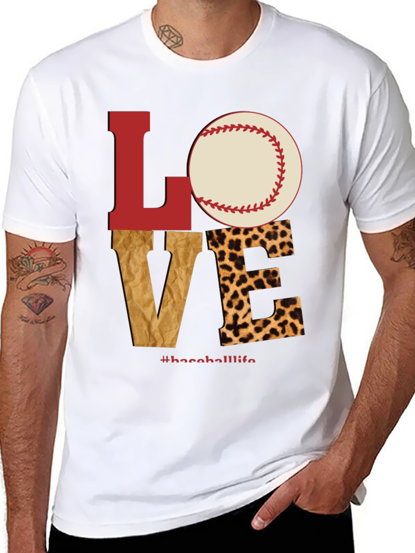 Love Baseball Graphic Tee