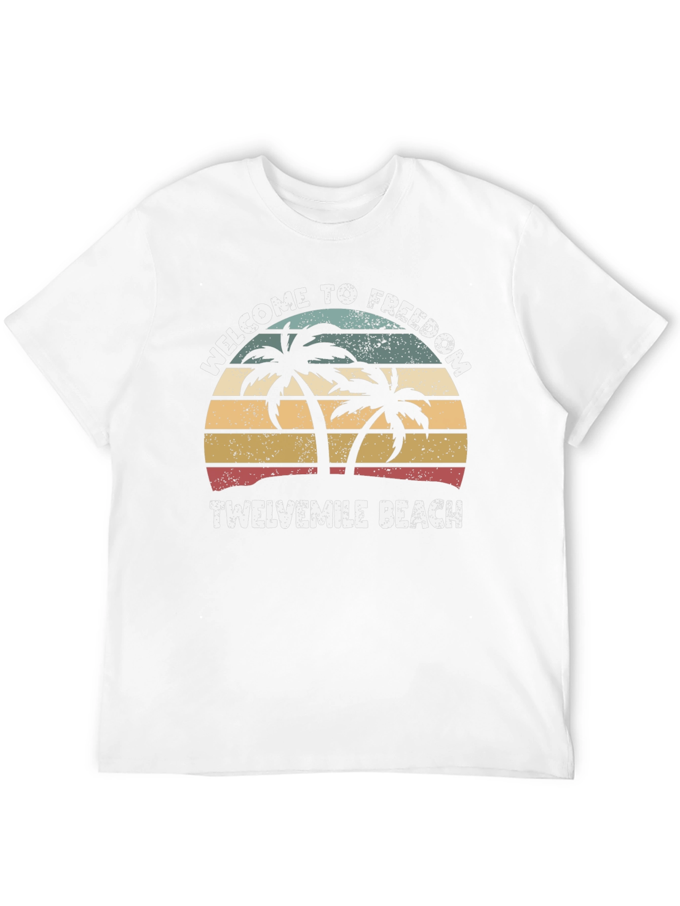 Welcome to Freedom Twelvemile Beach Graphic T-Shirt
