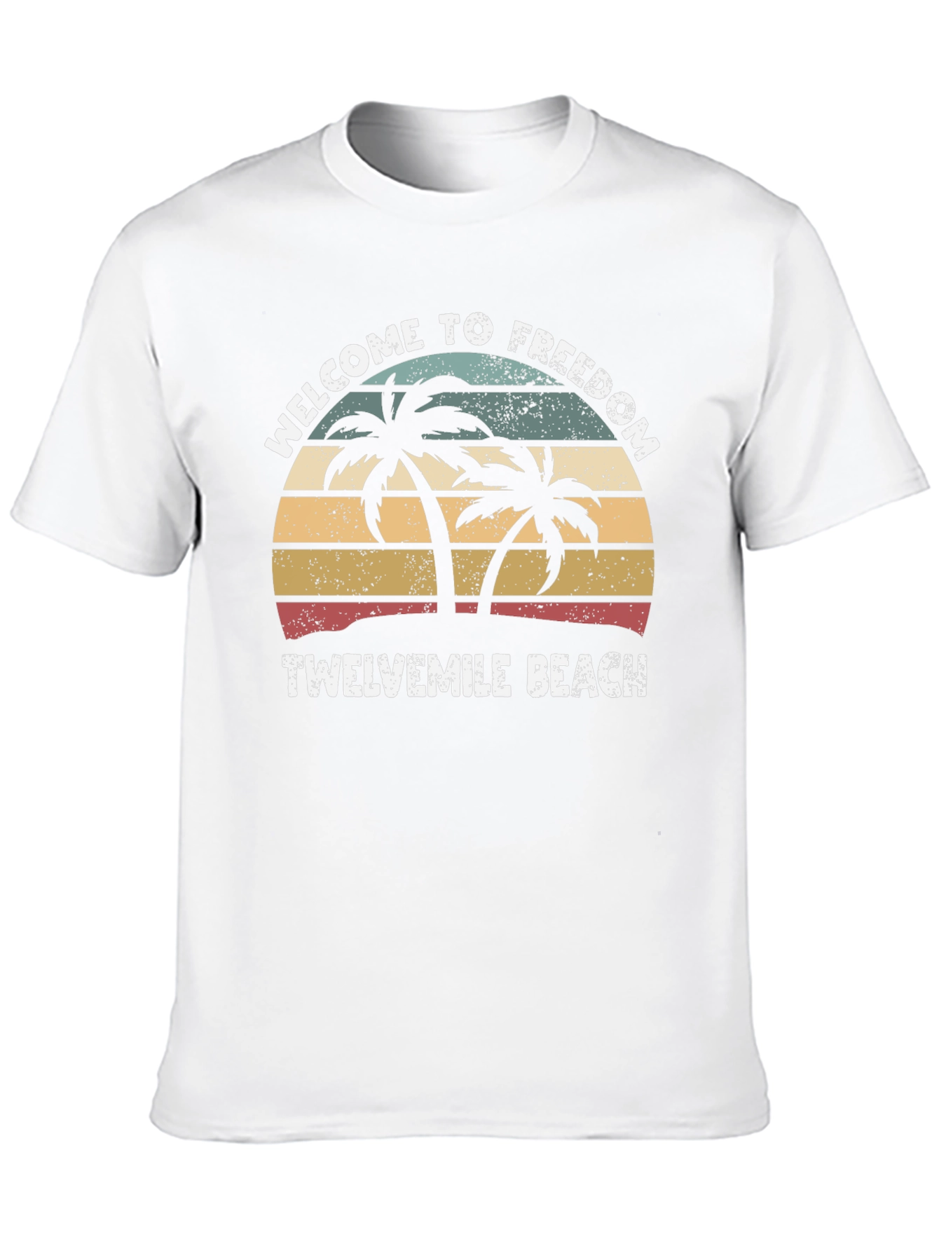 Welcome to Freedom Twelvemile Beach Graphic T-Shirt