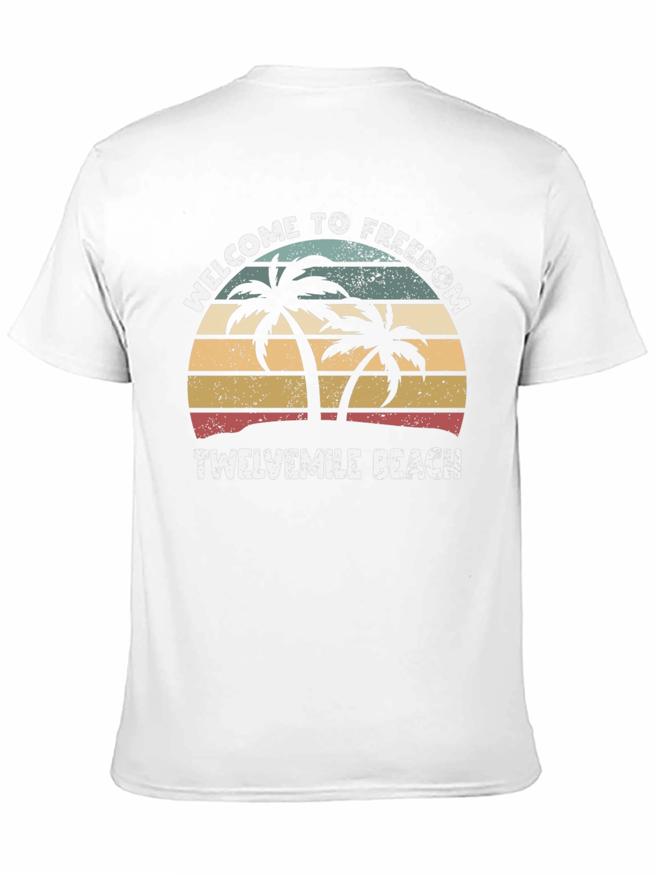 Welcome to Freedom Twelvemile Beach Graphic T-Shirt