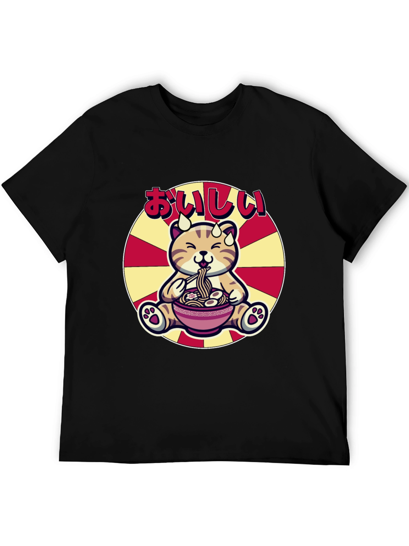 Cute Ramen Cat T-Shirt - Delicious Graphic Tee