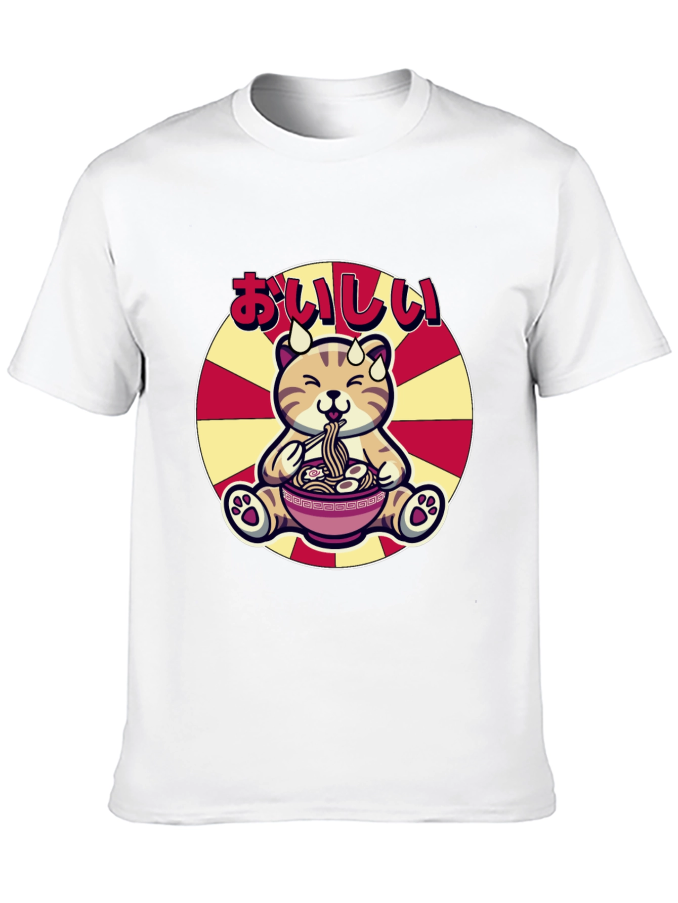 Cute Ramen Cat T-Shirt - Delicious Graphic Tee