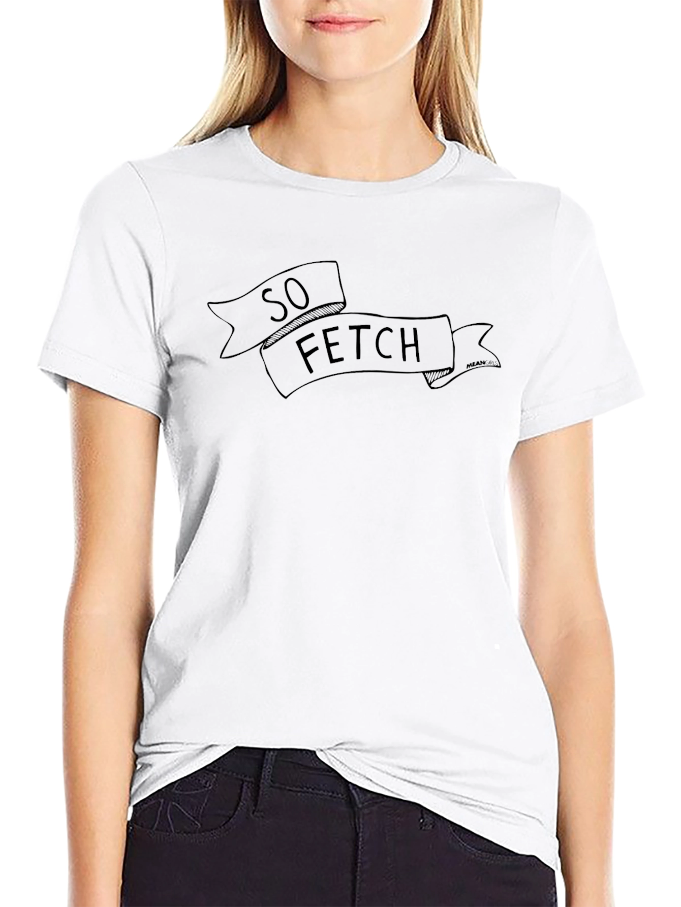 So Fetch Graphic Tee - Unisex Black T-Shirt