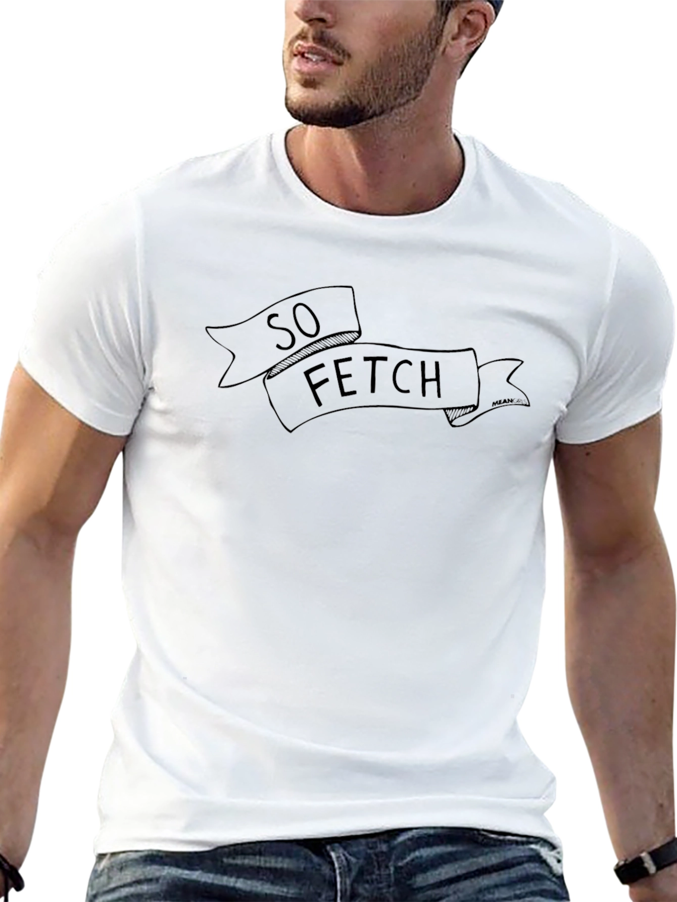 So Fetch Graphic Tee - Unisex Black T-Shirt