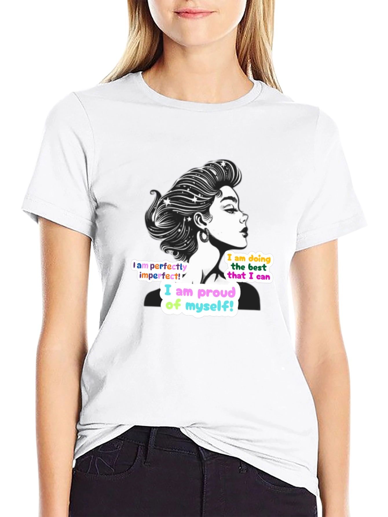 Empowering Woman T-Shirt: Perfectly Imperfect Design