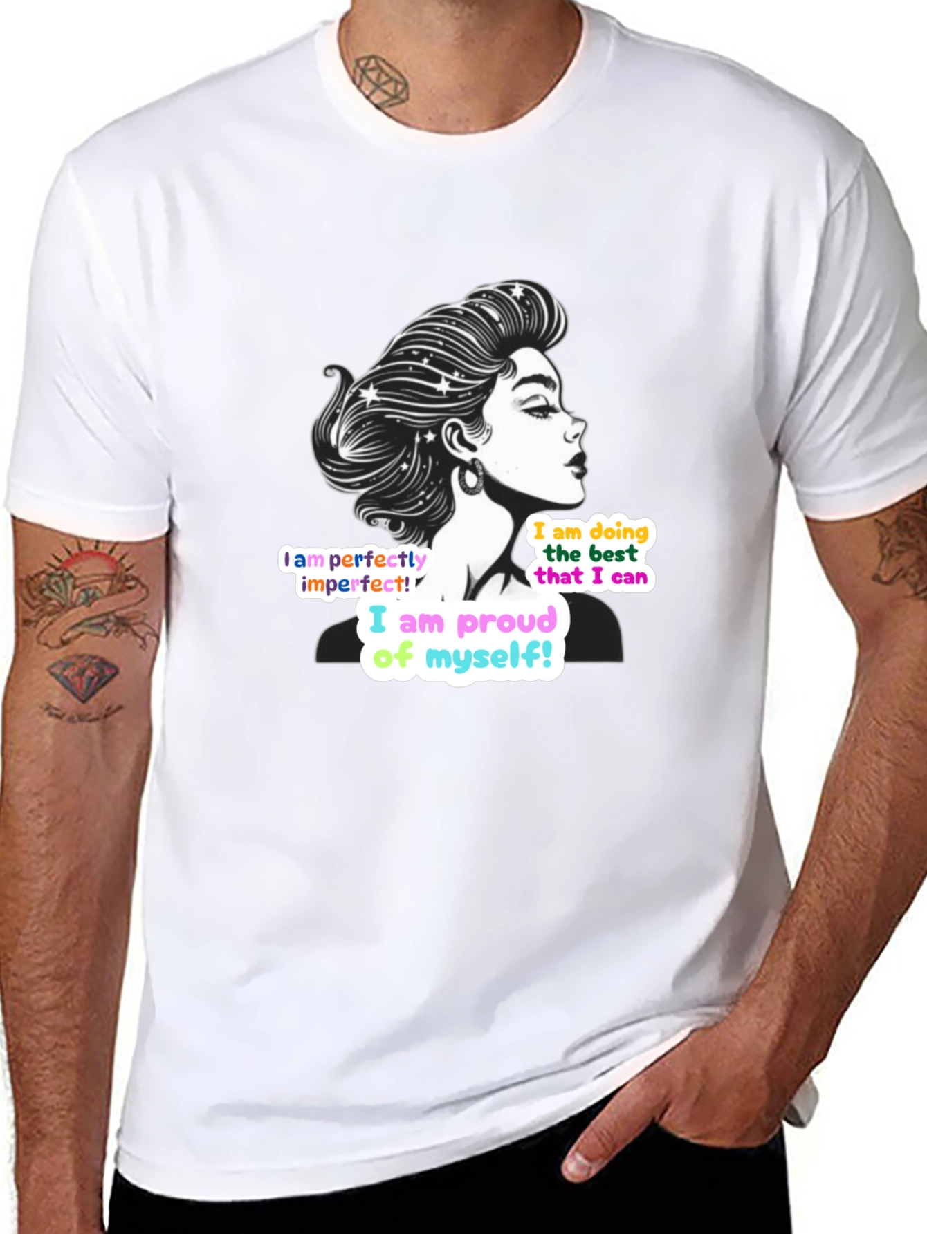 Empowering Woman T-Shirt: Perfectly Imperfect Design