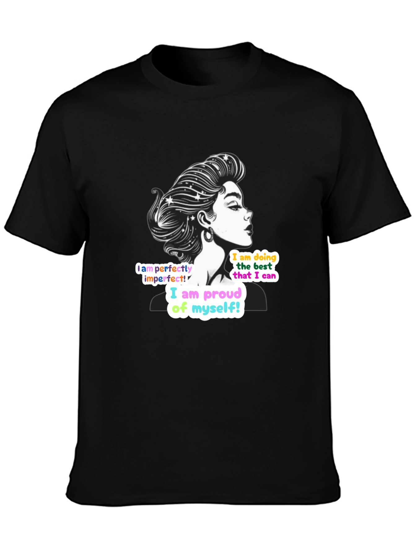 Empowering Woman T-Shirt: Perfectly Imperfect Design