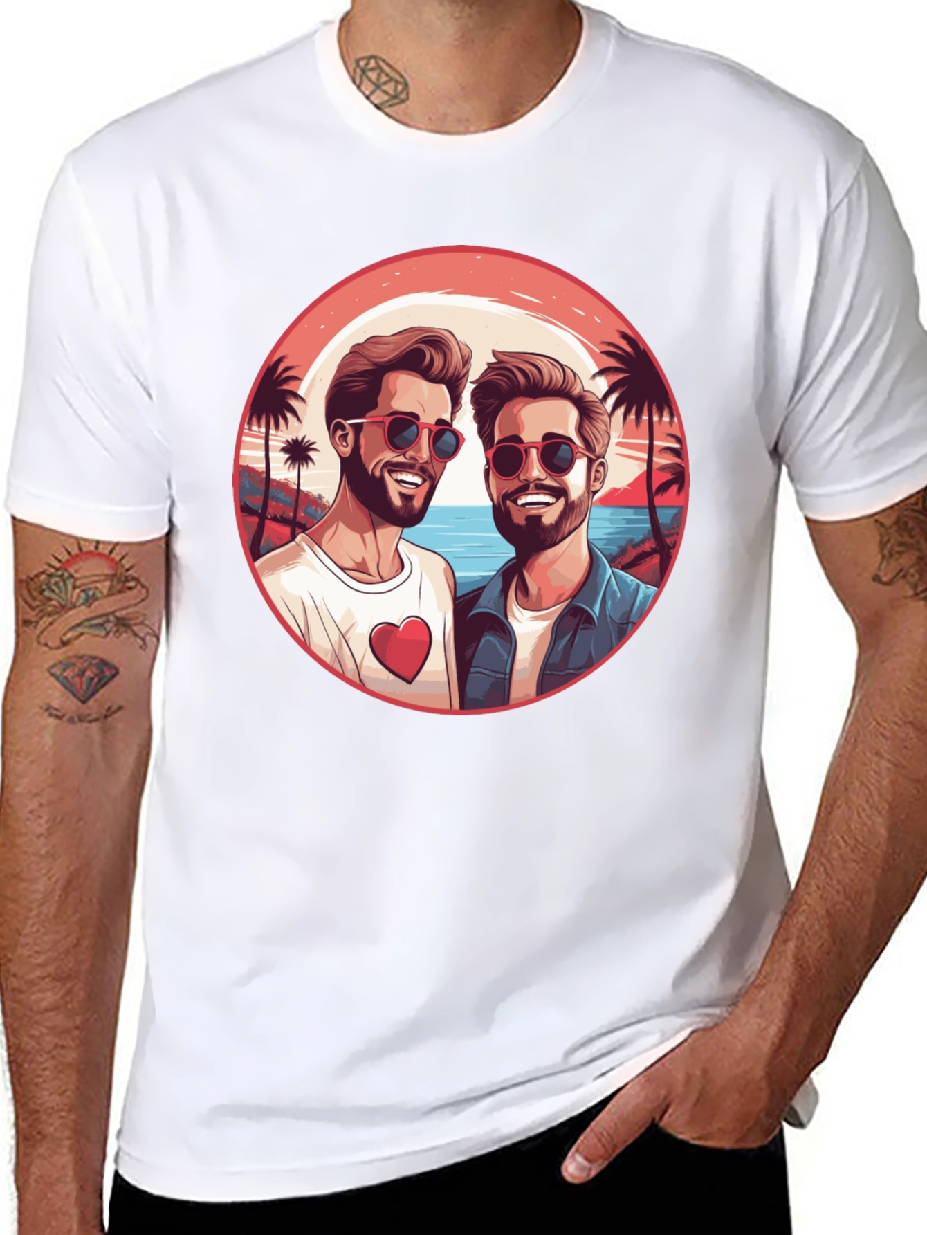 Gay Pride Beach T-Shirt