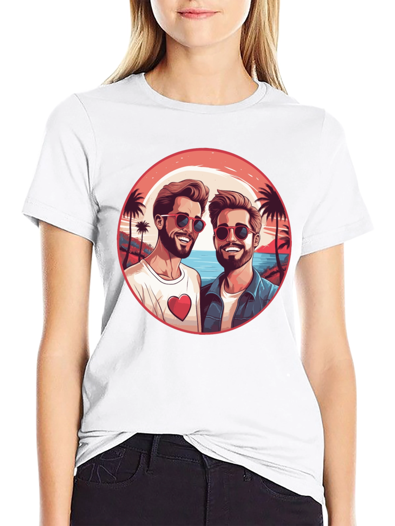 Gay Pride Beach T-Shirt