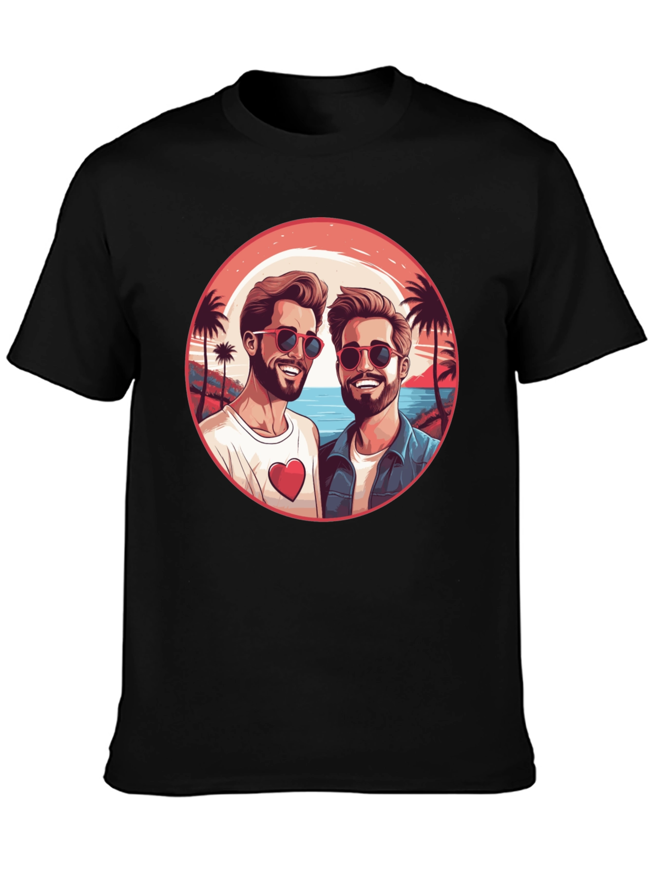 Gay Pride Beach T-Shirt