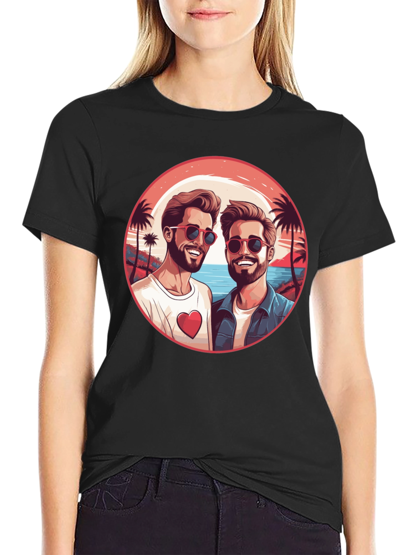 Gay Pride Beach T-Shirt