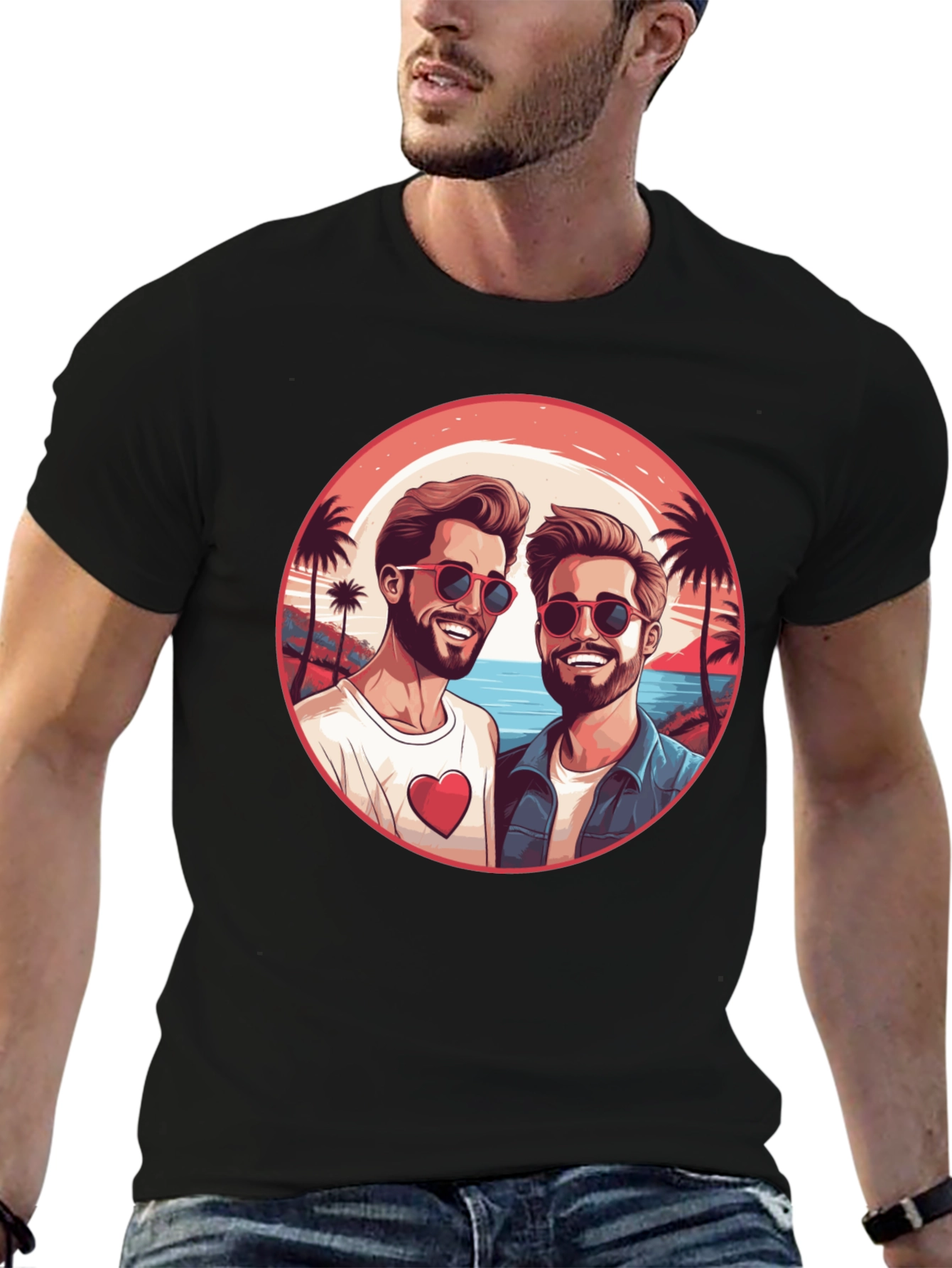 Gay Pride Beach T-Shirt