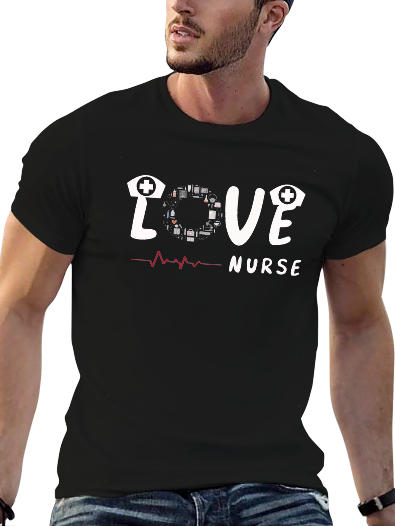 Love Nurse Graphic T-Shirt - Unisex