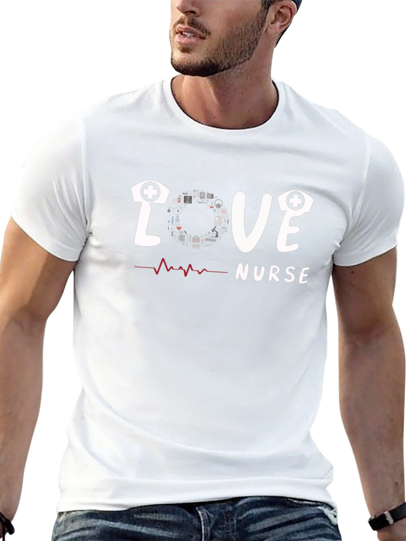Love Nurse Graphic T-Shirt - Unisex