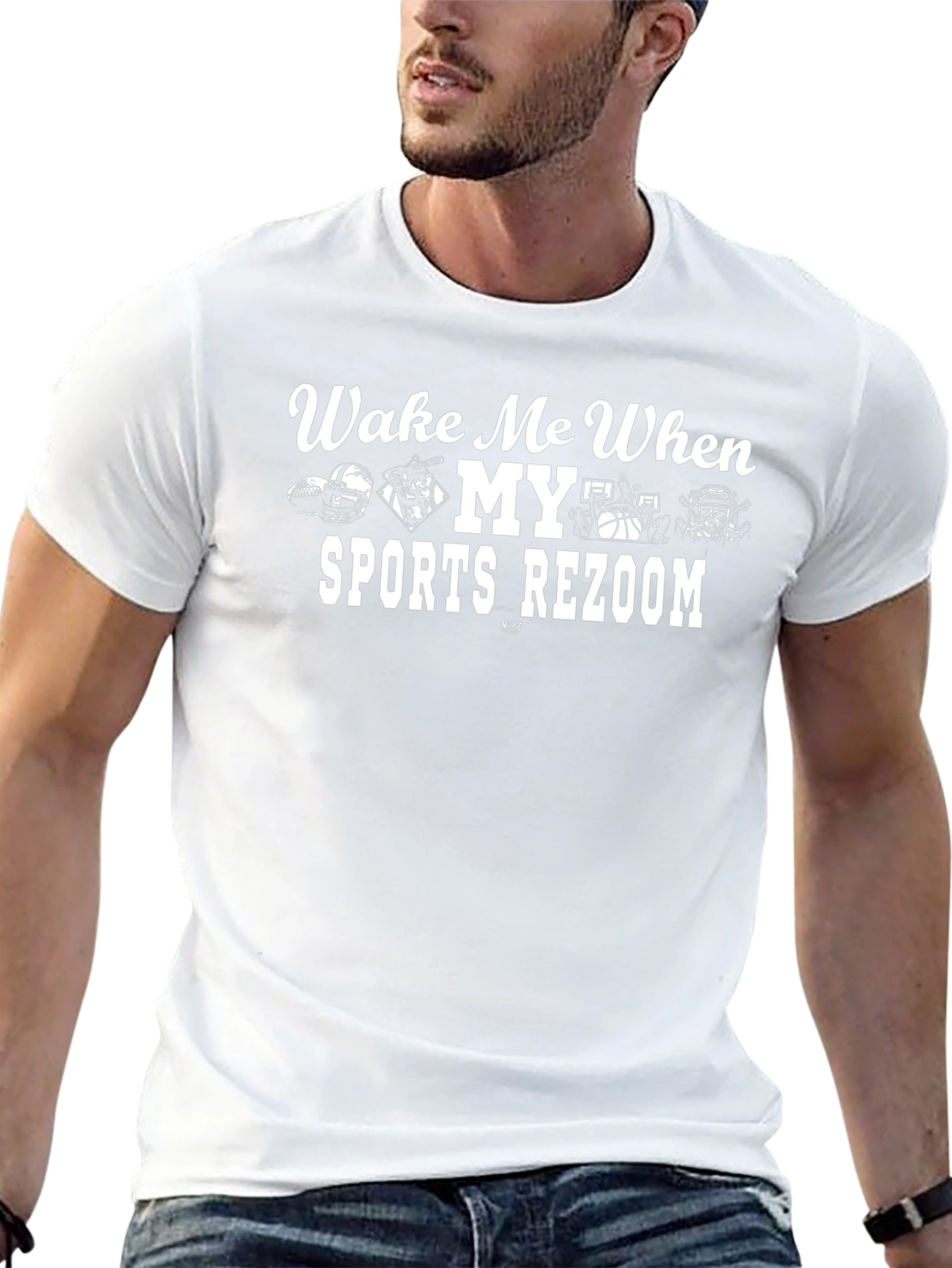 Wake Me When Sports Rezoom T-Shirt