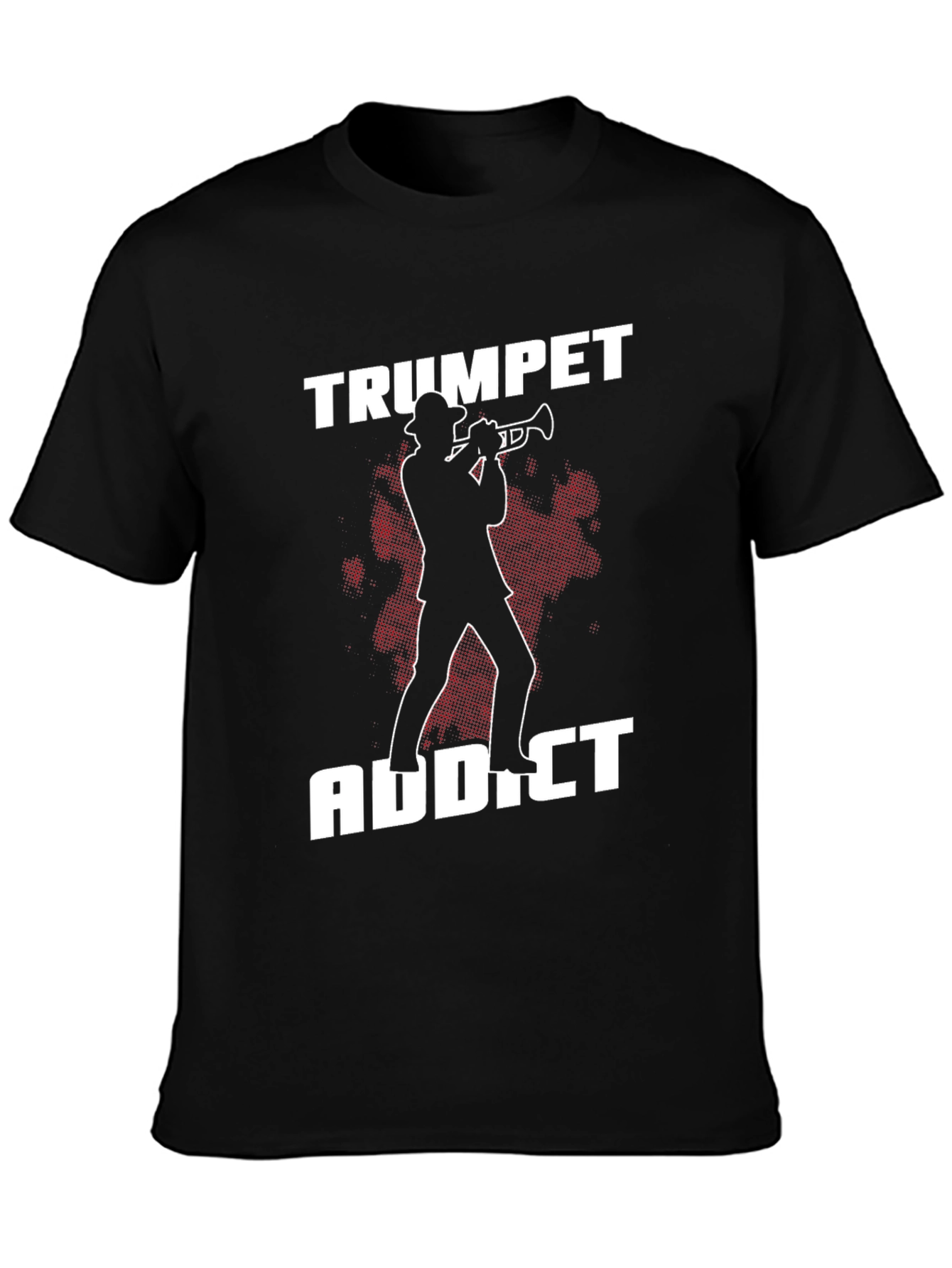 Trumpet Addict Graphic Tee - Musician T-Shirt