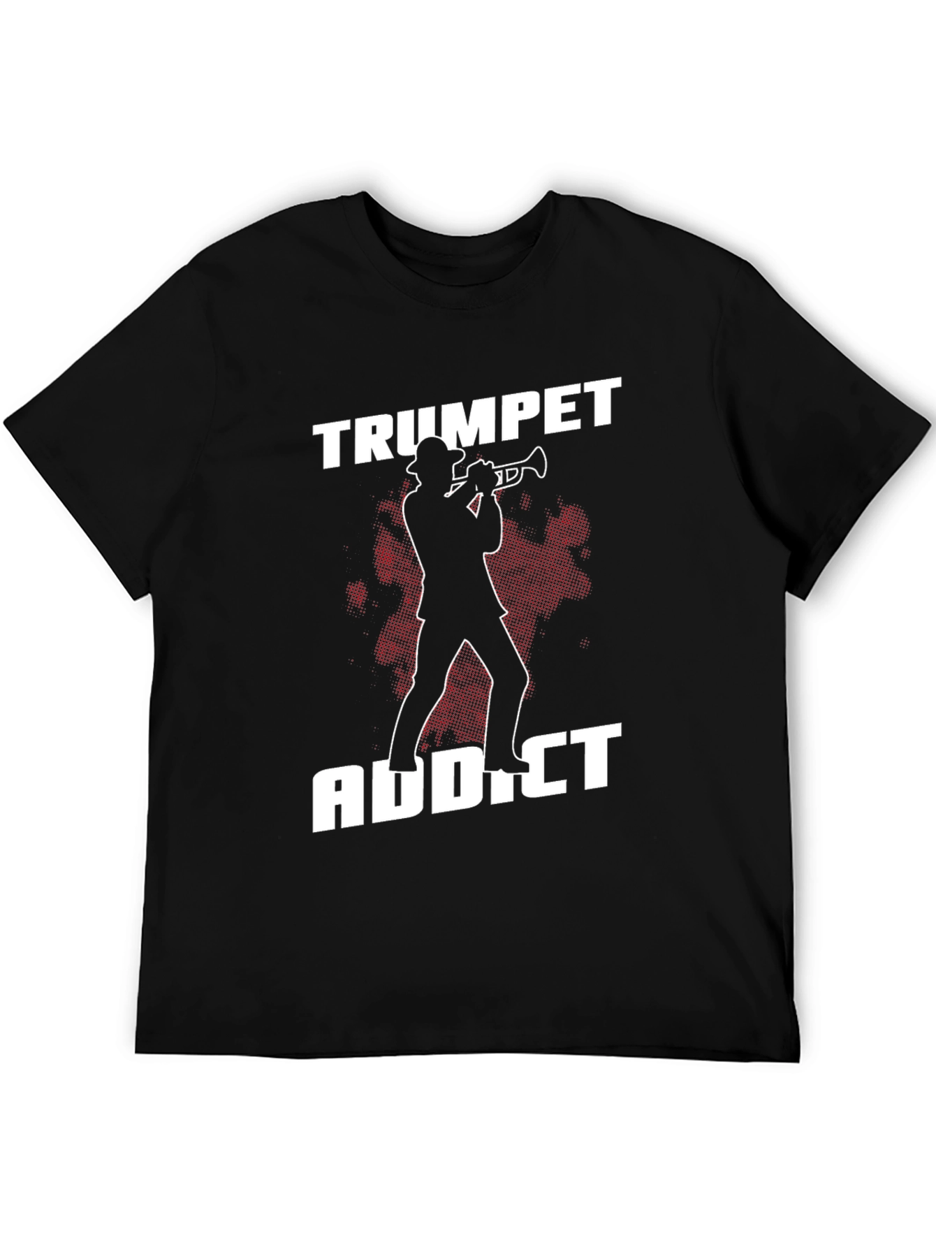 Trumpet Addict Graphic Tee - Musician T-Shirt