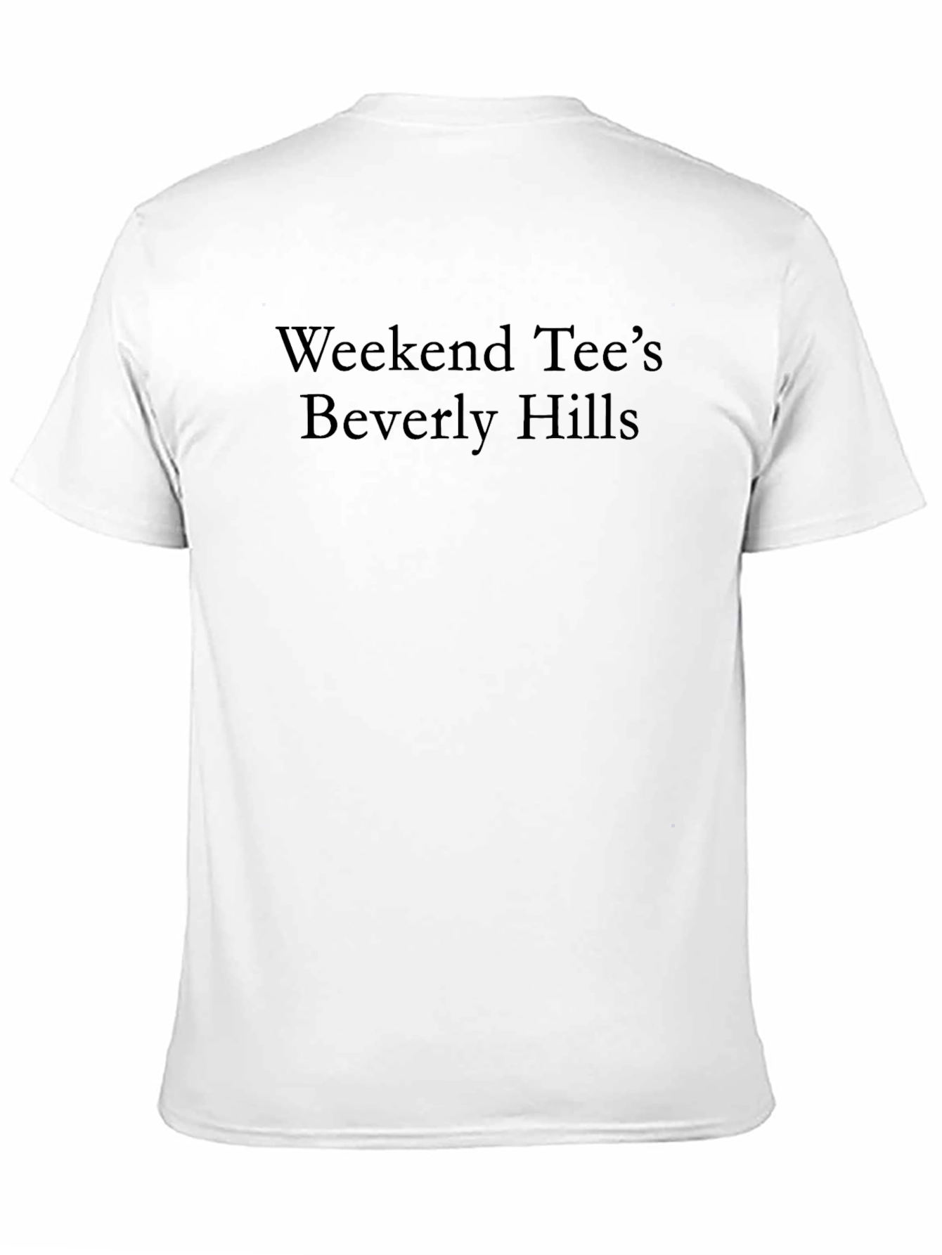 Weekend Tees Beverly Hills Black T-Shirt