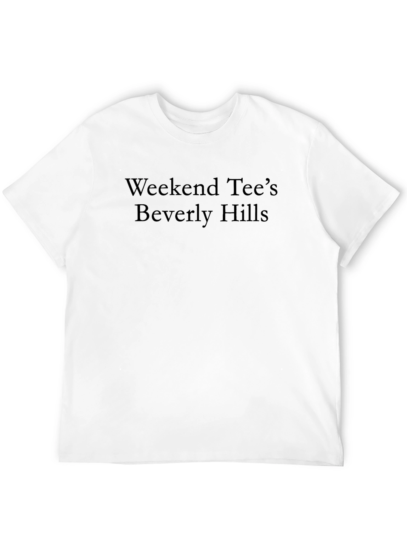 Weekend Tees Beverly Hills Black T-Shirt