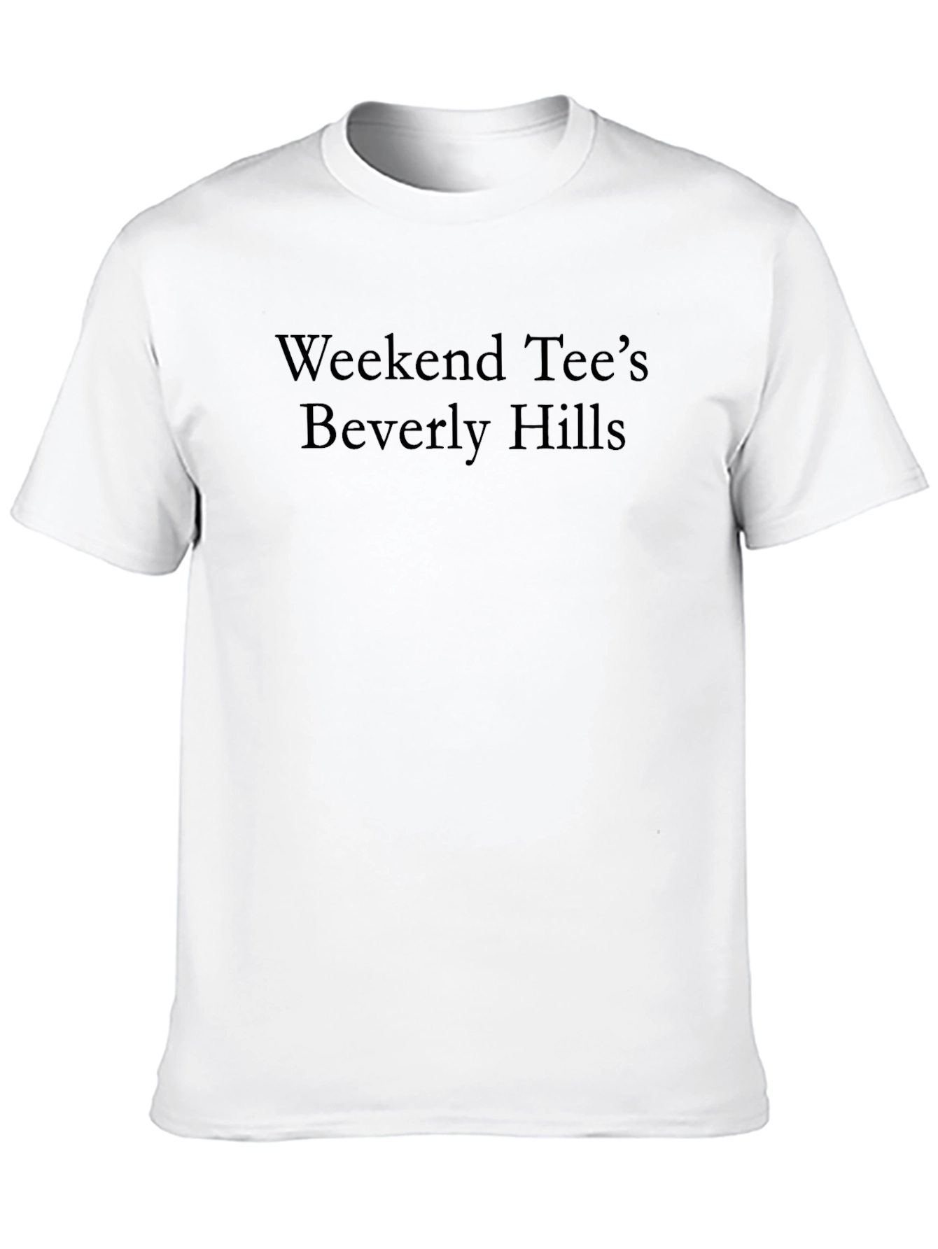 Weekend Tees Beverly Hills Black T-Shirt