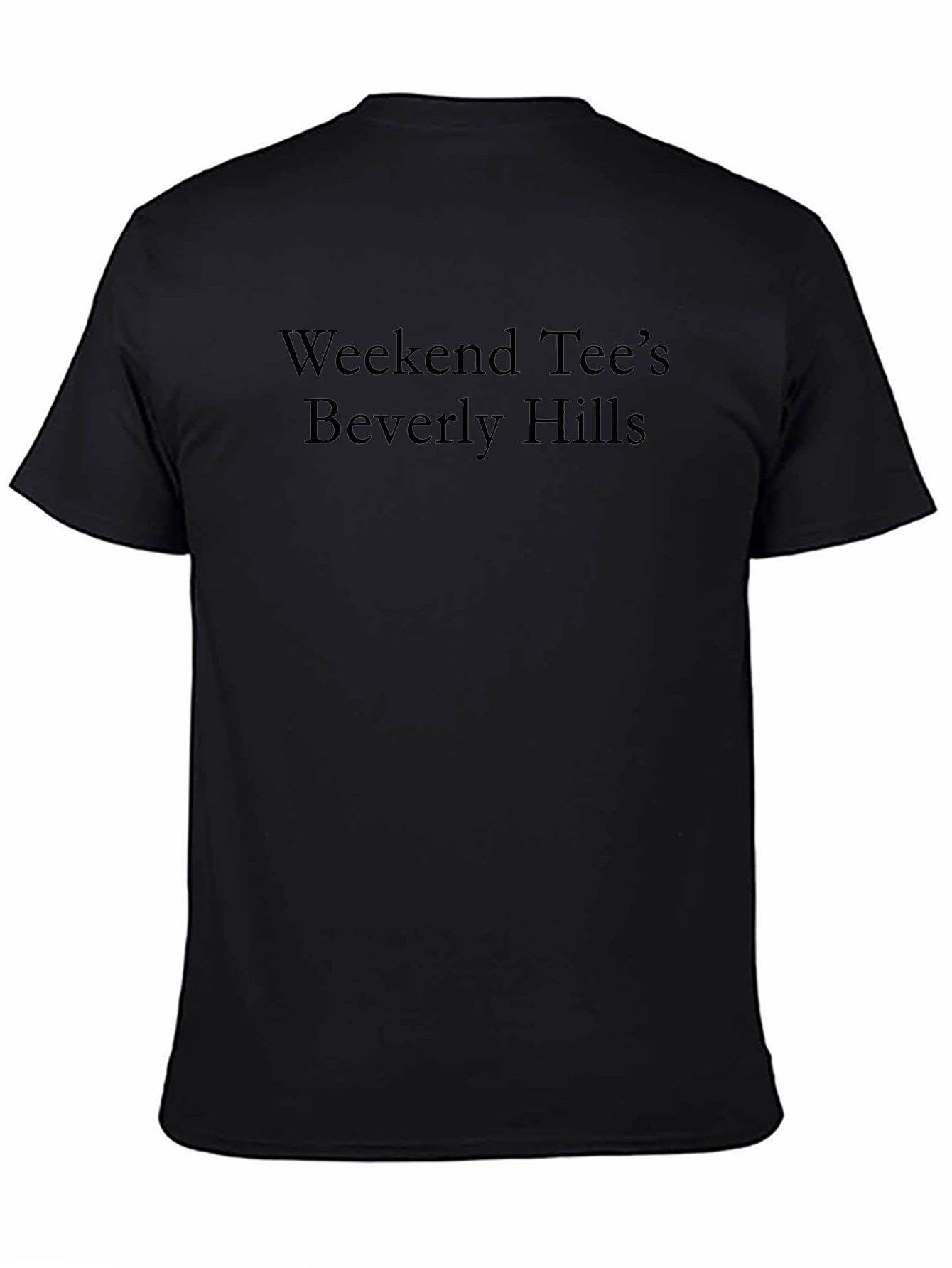 Weekend Tees Beverly Hills Black T-Shirt