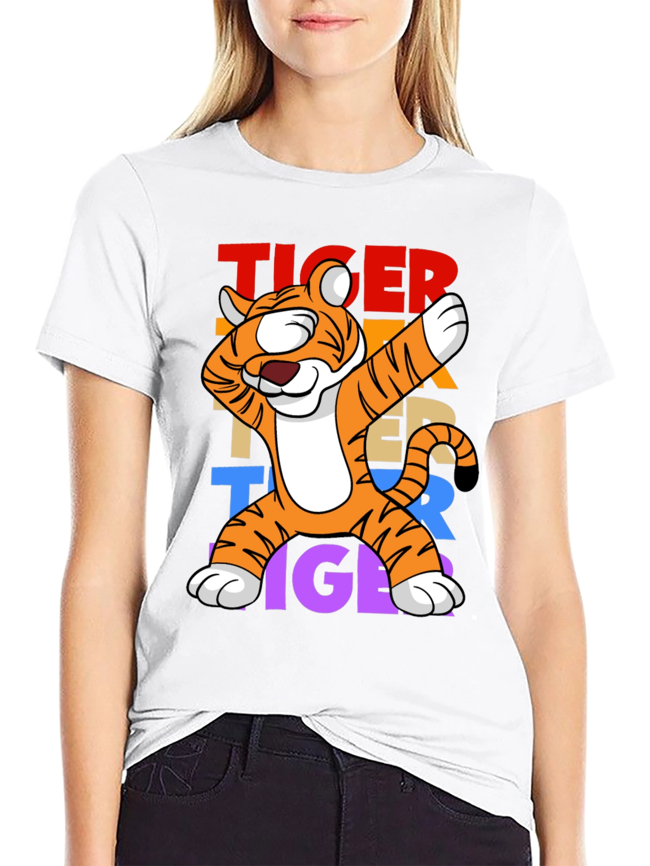 Dabbing Tiger Graphic Tee