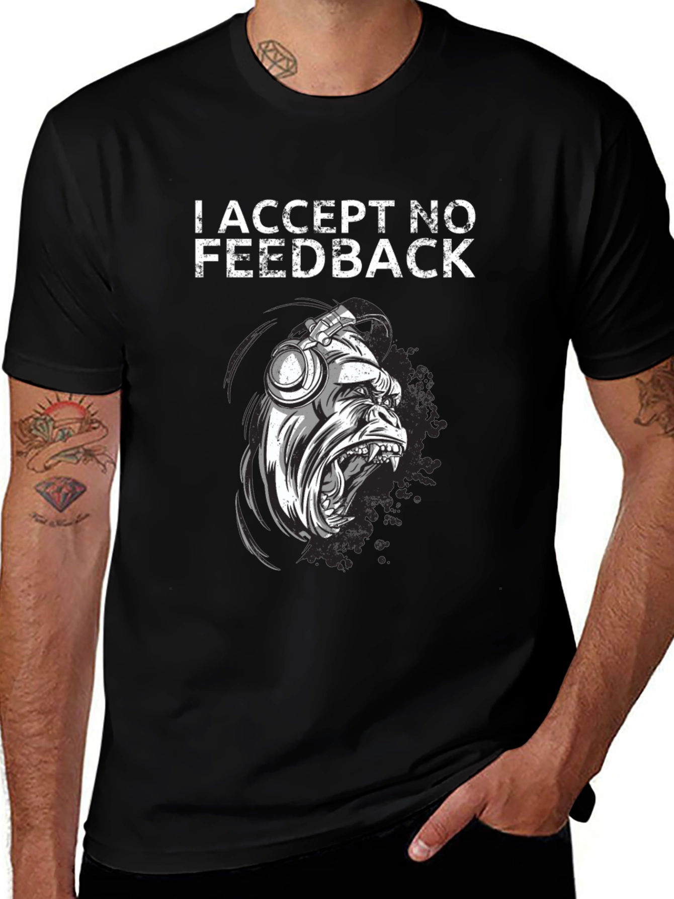 I Accept No Feedback Graphic Tee