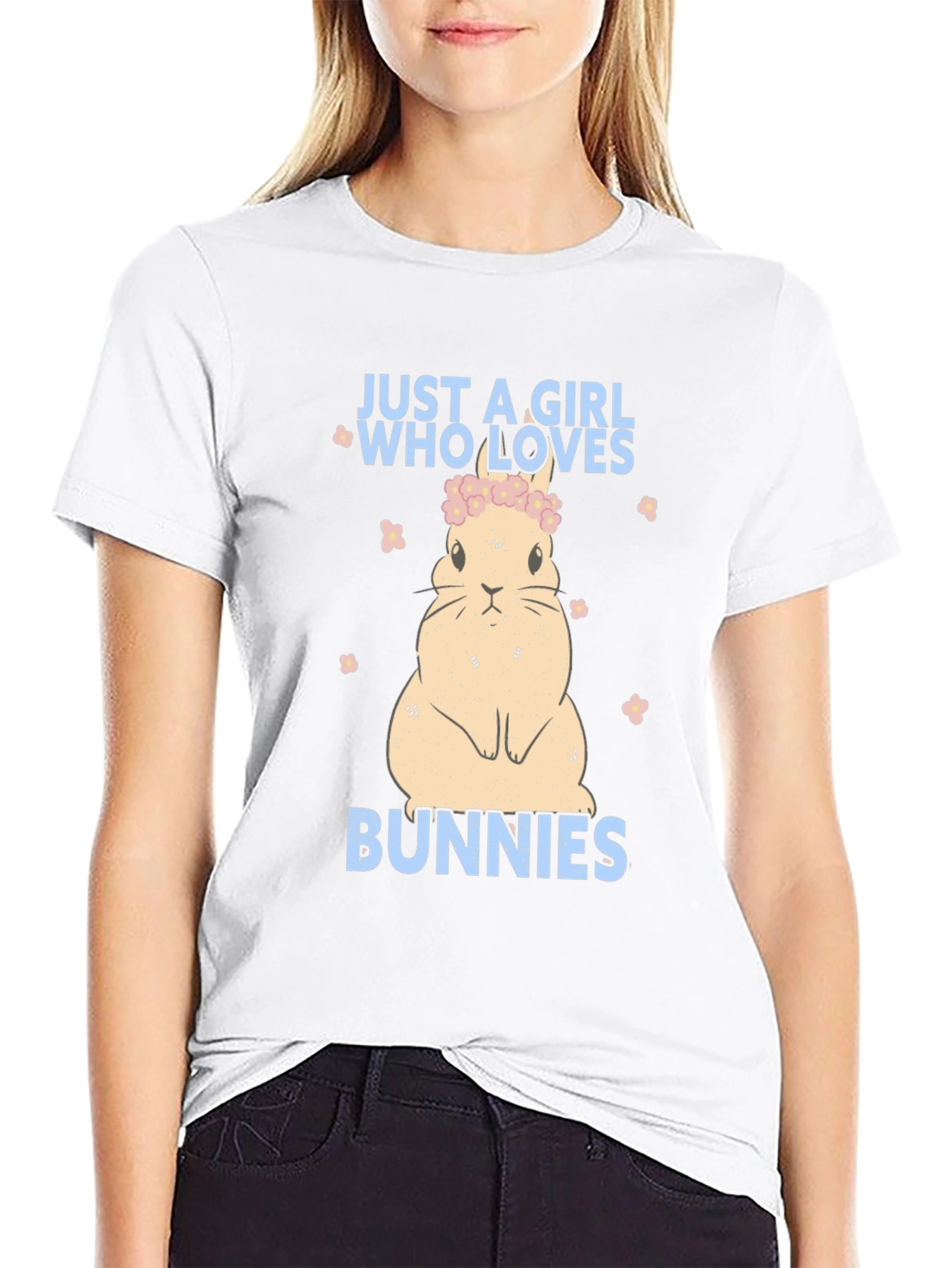 Just a Girl Who Loves Bunnies T-Shirt