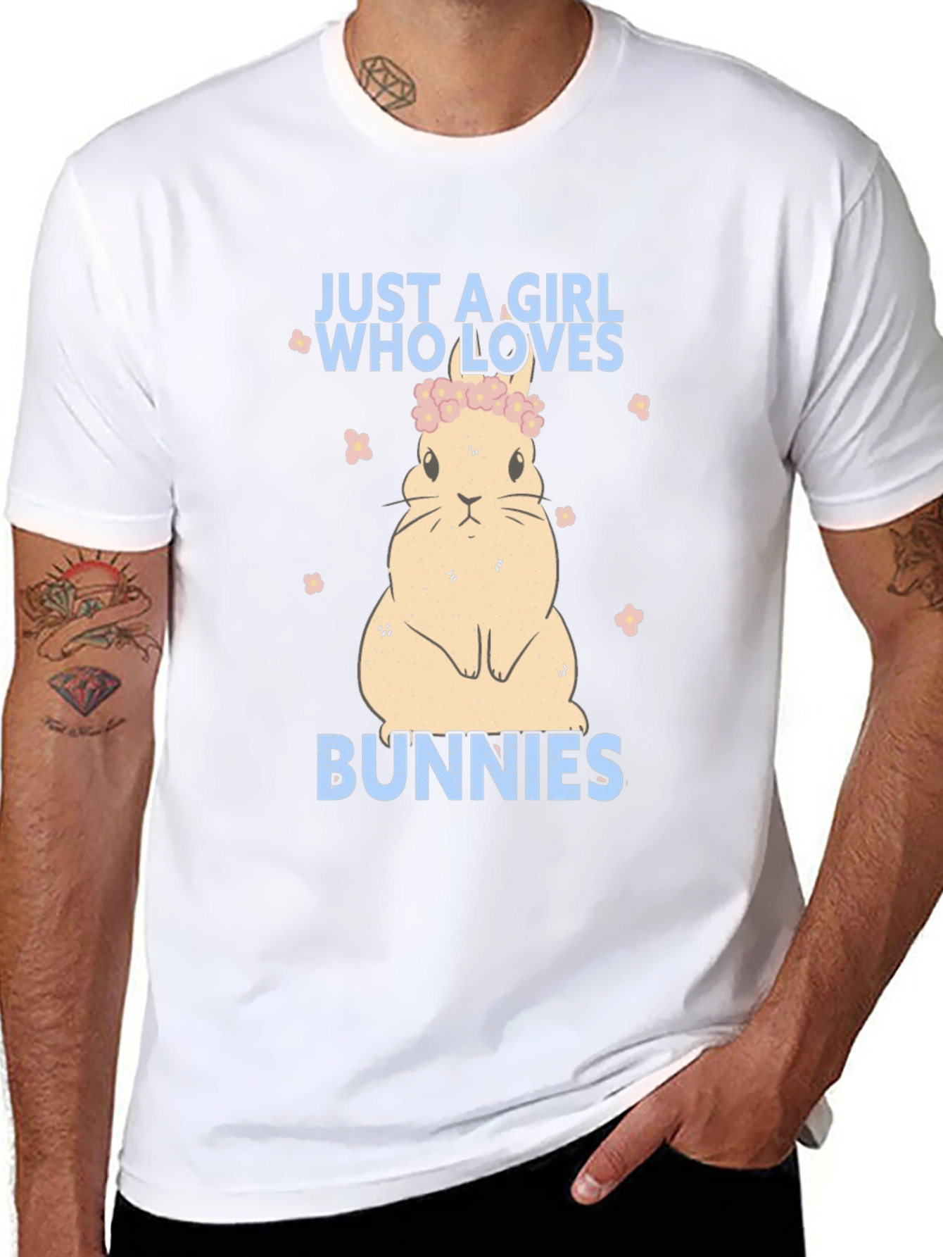 Just a Girl Who Loves Bunnies T-Shirt