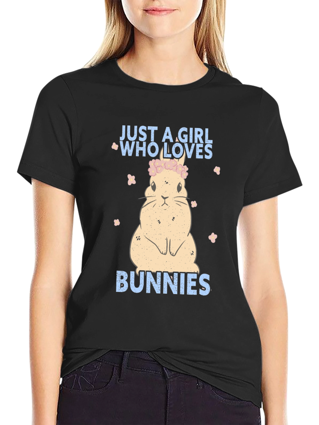 Just a Girl Who Loves Bunnies T-Shirt