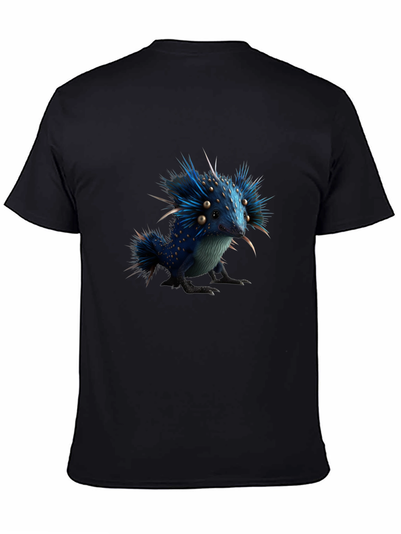 Whimsical Blue Creature Graphic Tee