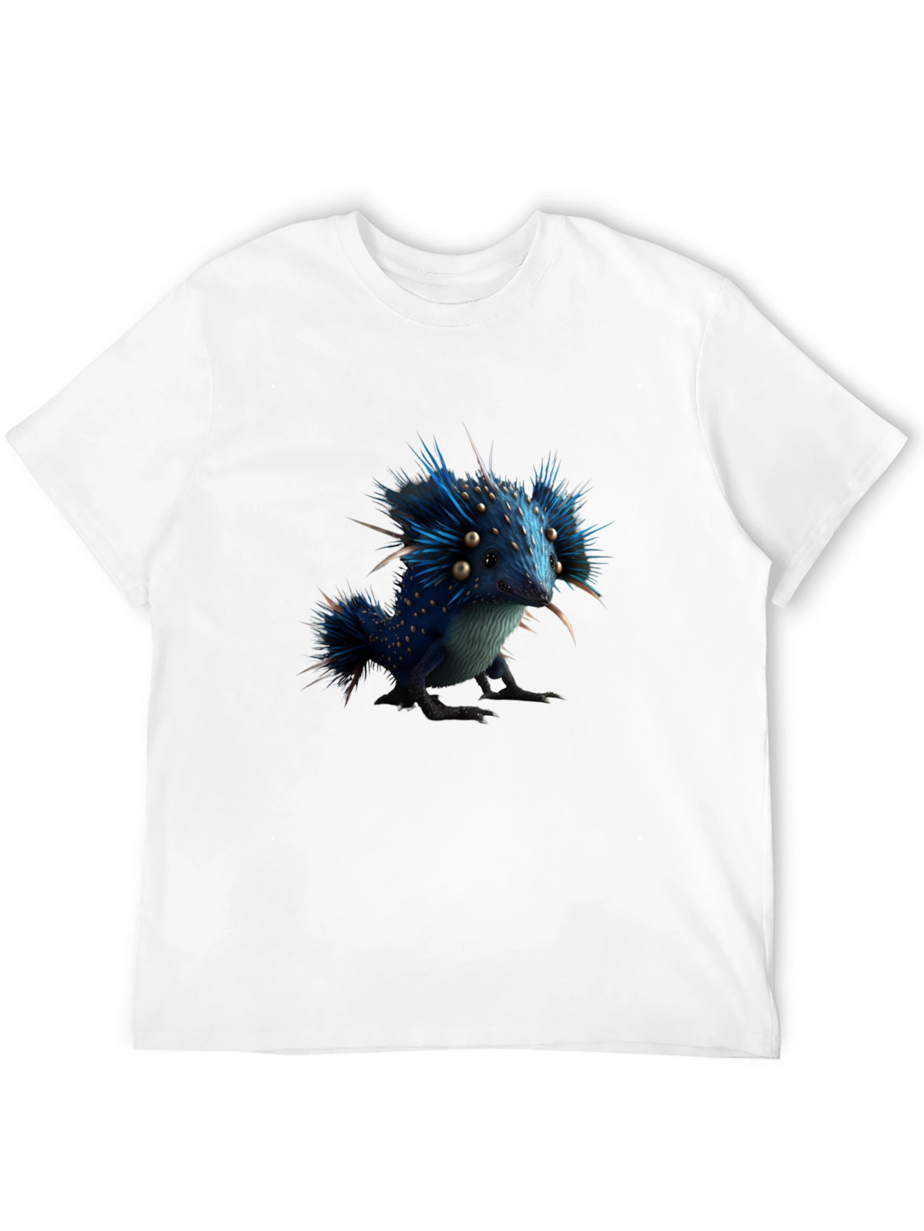 Whimsical Blue Creature Graphic Tee