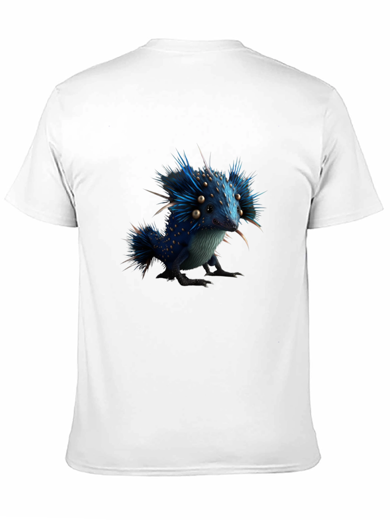 Whimsical Blue Creature Graphic Tee