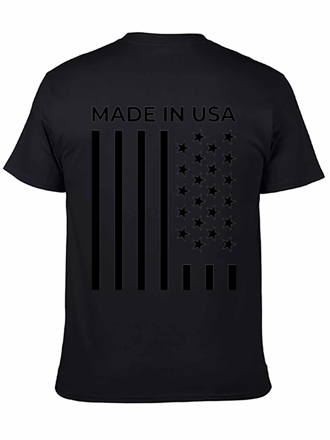 American Flag Made In USA Graphic T-Shirt