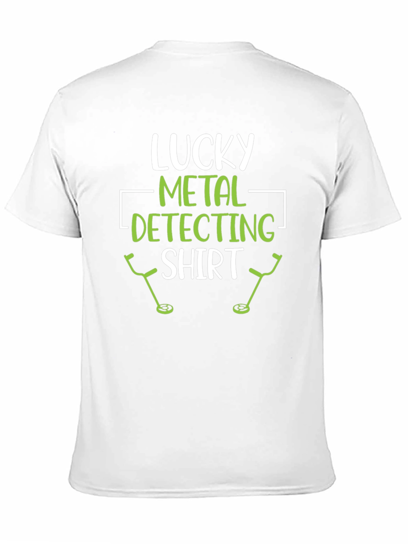 Lucky Metal Detecting Shirt - Black Graphic Tee
