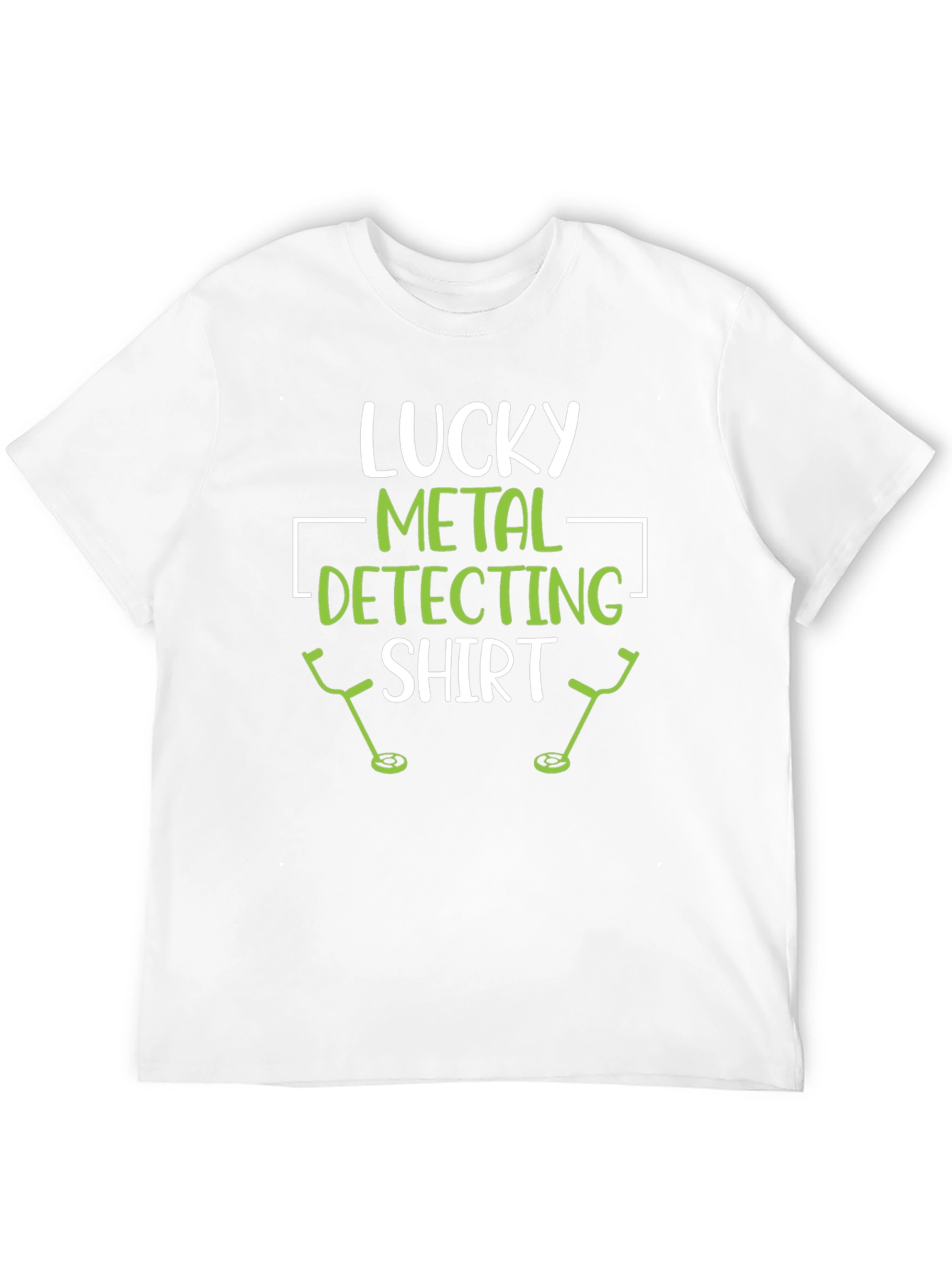 Lucky Metal Detecting Shirt - Black Graphic Tee